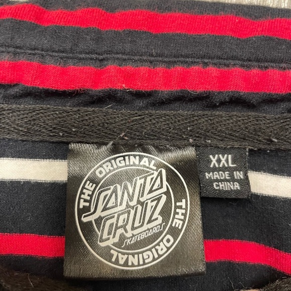 Santa Cruz VTG screaming hand polo shirt great condition size XXL - Picture 4 of 7